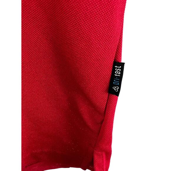 Rent-a-Center Red Polo Medium Polo Uniform Dri Fast Shirt Top Logo Rent Center - Picture 5 of 5
